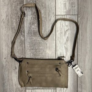 Mexx suede crossbody bag